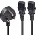 Power Cord Cable pc 6 Foot AC 3 Prong Power Cord Dual Monitor Computer Screen. 
