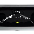 batman big size (white) sticker for cars bonnet and back rear wind screen. 