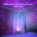 Remote Control RGB Galaxy Projector Lamp With Bluetooth Speaker - Usb Supported LED Projector Light - Led Star Lamp Starry Projector Night Light Table Lamp With Adjustable Brightness - Music Water Ocean Wave Lighting Modes Lights For Bed Room Side Table. 