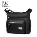 LouisWill Men Bags Messenger Bags Men's Shoulder Bag Multi-Pockets Waterproof Oxford Cloth Large Capacity Bag Wear-Resistant Backpack Business Casual Bag Fashion Crossbody Bag Cloth Bag Zipper Sling Pack Casual Bag. 