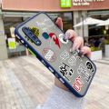 chenyyka For VIVO Y17 Case Fashion Tide Brand Cool Men Pattern Thin Side Square Edge New Design Shockproof Frosted Transparent Hard Phone Cases Silicone Casing Full Cover Camera Protection Softcase Boy. 