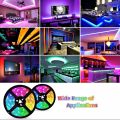 RGB Led Strip Lights For Home Decorations Waterproof (Per Set : 16 Feet) Adjustable Brightness + Speed / High Quality. 