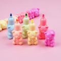 【HOT】 Kawaii 5 Colors Little Bear Fluorescent Marker Pen Set Highlighter Pens Painting Highlight Mark Cute Stationery School Supplies. 