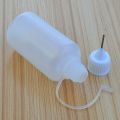10Pcs 30Ml Plastic Squeezable Tip Applicator Bottle Refillable Dropper Bottles with Needle Tip Caps for Glue DIY. 