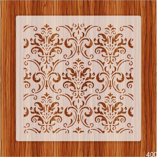 Decor Pattern Reusable Stencil for Wall, Floor, Fabric, and Wood Furniture