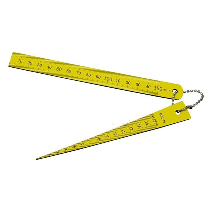 GAP HOLE PLASTIC TAPER GAUGE WITH RULER SCALE 6" 150MM