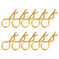 10Pcs RC Car Shell Clip R‑Shape Body Clips Pin For 1/5 1/6 1/8 1/10 Part. 