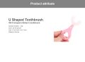 Baby Toothbrush Children's Teeth Cleaning Brush Kids U-Shaped Toothbrush For Children Mouth Oral Cleaning Brush 360 Degrees U Shaped Tooth Dental Training Toothbrushes Oral Care Portable Mouth-Cleaning Manual With Handle Daily Children's Cleaning Food. 