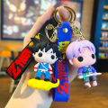Dragon Ball Keychain PVC Cartoon Anime Figure Trunks Son Goku Piccolo Buu Vegeta Action Figures Key Chain Keyring Bag Pendant. 