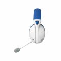 Redragon H848 Bluetooth Wireless Gaming Headset White Blue Lightweight  7.1 Surround Sound Multi Platforms for PC, PS5/4/3, Switch, Mobile. 