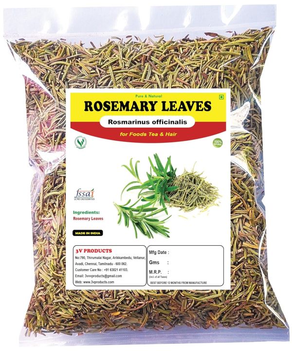 Rosemary Dried Leaves 30g | for Hair Growth | Herb Tea | Cooking (100%) Organic