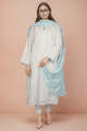 Saya 1 Piece Dupatta For Women and Girls - Fabric: Cotton - Colour: Blue - Designcode: WASD-121. 