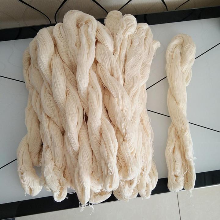 Sewing thread thick stitch quilt thread household handmade needle and thread white hand stitched thick thread unbleached pure cotton thread