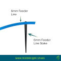 6mm Feeder Line Stake – Secure Support for Drip Irrigation Pipes | Drip Irrigation System Parts | Drip Irrigation Feeder Line Parts | Drip Accessories. 