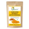 Curcumin Extract with Piperine Extract (Superior Turmeric, Black Pepper Extract) Immune & Joint Support, Maximum Absorption, 100 grams. 