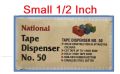 1 Inch and ½ Inches Scotch Tape Dispenser, Tape Cutter, Assorted Colors. 
