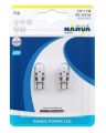 T10 W5W - Narva Range Power LED - Parking Light - 6000K White. 