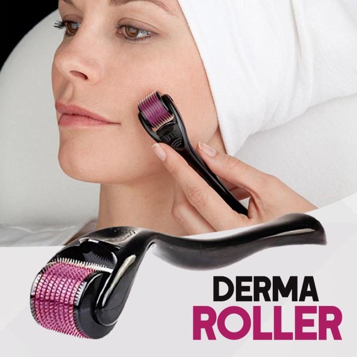 Derma%20Roller%20-%200.5MM%20For%20Wrinkles,%20Acne%20Scar%20Removal,%20Hyperpigmentation,%20Boosts%20Collagen%20&%20Evens%20out%20Skin%20Tone%20-%20Image%202