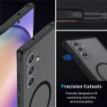 Matte Shockproof Armor Case for Magsafe Magnetic Wireless Samsung Galaxy S24 FE S24FE Sumsung S 24FE 24 FE 5G Hard PC Back Cover. 