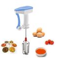 New Semi-automatic Mixer Egg Beater Manual Self Turning Stainless Steel Whisk Hand Blender Egg Cream, Easy flow blender 5x faster. 