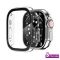 Case cover For Apple Watch series 8 7 49mm 45mm/41mm 44mm/40mm 44 45 mm All-around Clear frame i watch Ultra 4 3 5 se 6 7 49 mm case film. 