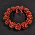 [ New ] Nepal Big Rudraksha Beads Bracelet Genuine Men's Hand Toy Five Faces Corpulent Original Seed Collectables-Autograph Bracelet Men's Bracelet. 