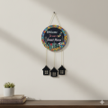Welcome To Our Sweet Home Wooden Wall Hanging – Colorful Mandala Decorative Sign with Hanging House Charms – Perfect Home Décor Gift – Decorating Items – Decorating Items For Home – Home Decoration Items – Home Décor – Wall Decoration – Lifestyle Glory. 