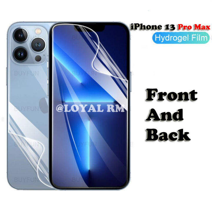 iPhone%2013%20Pro%20Max%20Front%20and%20Back%20Hydrogel%20Jelly%20Protector%20for%20iPhone%2013%20Pro%20Max%20-%20Image%202