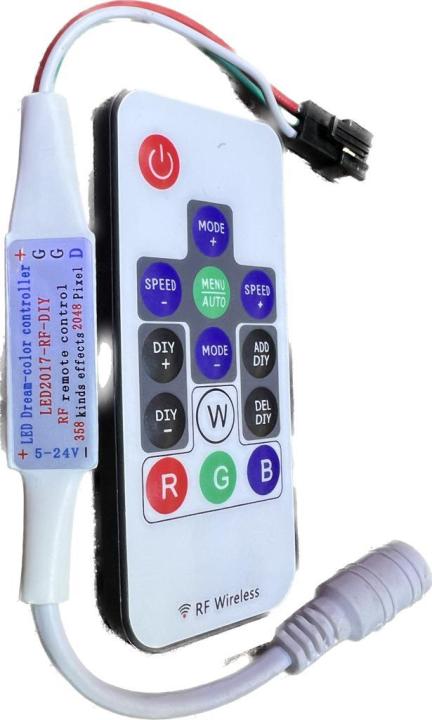 RGB%20LED%20Pixel%20Strip%20Lights%20Wireless%20Remote%20Controller%20for%20WS2811%20SK6812%20WS2812B%206803%201903%20-%20Image%202