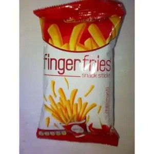 Finger Fries snack sticks (12 Pcs) Finger Fry Paper,Finger Fry Chips,Slims,Spicy Slims