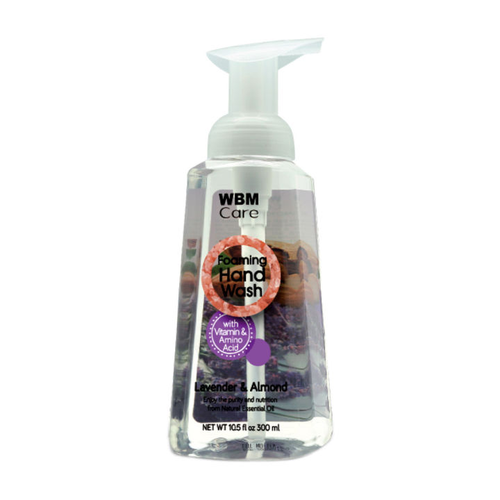 %F0%9D%90%96%F0%9D%90%81%F0%9D%90%8C%20-%20Foaming%20Hand%20Wash%20300ml%20Lavender%20&%20Almond%20%7C%20Liquid%20Hand%20Wash%20for%20Gentle%20Hand%20Cleansing%20-%20Image%204