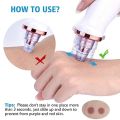 Microcrystalline Blackhead Remover Detector Instrument Rechargeable With 6 Nozzles. 