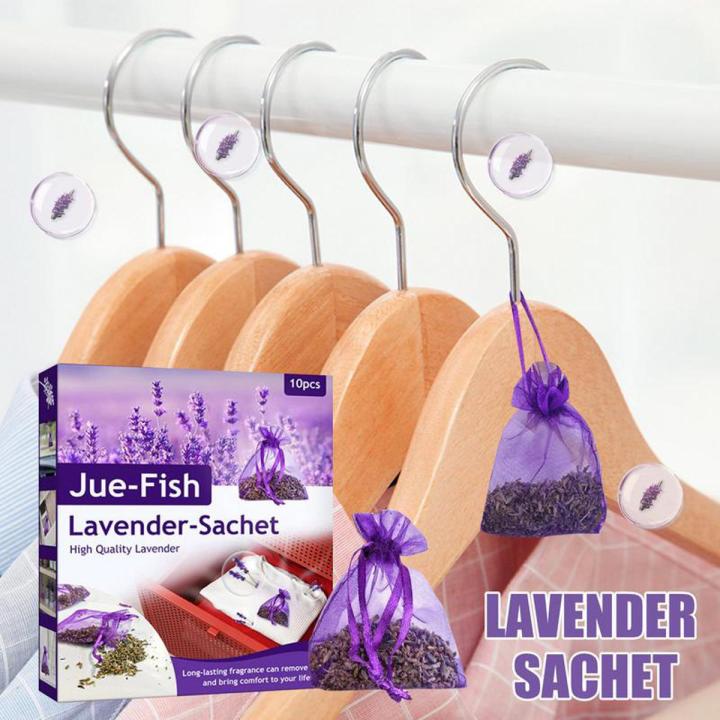 Lavender Sachets Home Fragrance 10 Bags Natural Dried Lavender 2OZ Aromatherapy Aromatic Air Refresh Fresh Scent For Home Office