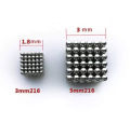 5MM 216 Pieces Magnetic Balls (Silver) MagnetsToys Sculpture Building Magnetic Blocks Magnet Cube Gift for Intellectual Development Office Toy Stress Relief Gift for Teens and Adult different Color. 