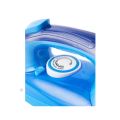 Noon East Handheld Steam Iron - DM-2088-1 - Non-stick Teflon Coated Soleplate - 360 Degree Swivel Cord - Temperatre Adjustment Dial - Comfortable Grip - 350ml - 1800W - Light Blue. 