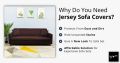 6 Seater Sofa Covers- 3+2+1 Standard Size - Adjustable - Cotton Jersey. 