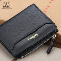 LouisWill Men Wallets Leather Men Bags Short Wallets Bifold Clutch Wallets Crocodile Pattern Wallets Travel Purses Coin Pouch ID Credit Cards Holders for Business, Travel, Office. 
