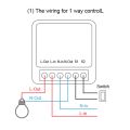 16A MINI Wifi Smart Switch  2WAY Control Timer Wireless Switches Smart Home Automation Work With Alexa Google Home. 