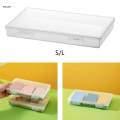 Picture Storage Box with Lid Clear Dustproof Wear Resistance Craft Keeper Photo Box for Stamps 410ml. 