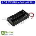 1/2/3/4 Cell 18650 Battery Holder with Wires – Pack of 4 | DIY Battery Pack Case by Electrica. 
