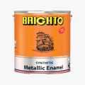 Brighto Paints Synthetic Metallic Enamel Quarter. 