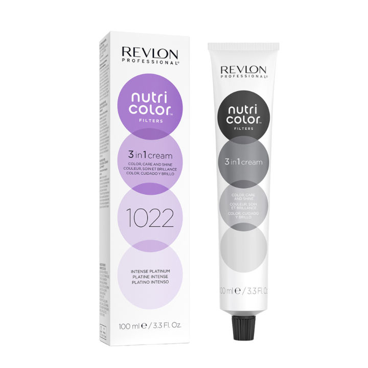 Revlon Professional Nutri Color™ Creme 3-In-1 Cocktail Hair Color - Intense Platinum 1022 - 100ml