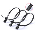 100PCS Screw Hole Cable Ties Fixed Cable Tie Nylon Cable Zip Ties With Screw Hole Mount Self Locking Loop Wrap Bundle Tie Straps. 