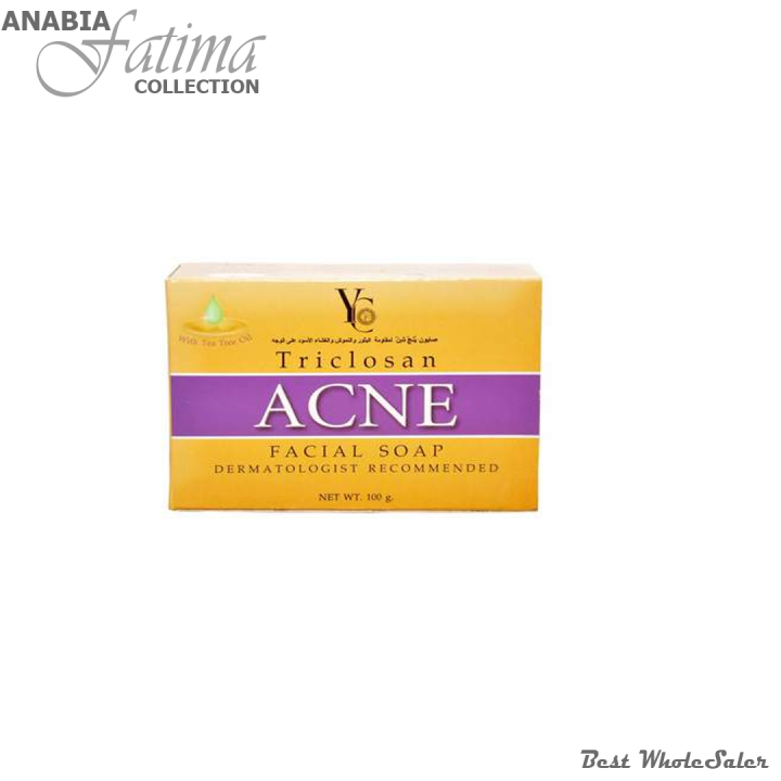 Yc Acne Soap Bar Triclosan Acne Facial Soap ( 1x Soap)