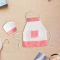 Newborn Baby Chef Costume Apron Chef Hat Baby Chef Outfit for Photography Boy L. 