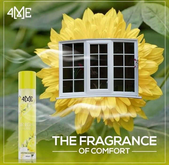 4ME Bright Flower Air Freshener 300ml From: MS Munasib Store