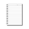 PaperCuts Yellow Aesthetic Quote - A5 Spiral Note Book Soft Cover 150 Pages. 