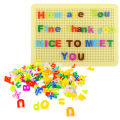 182 Pcs Set - Alphabet ABC Words Pin - Peg Board Puzzle - Educational Building Blocks - Learning Spelling - For Kids. 