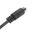 Mini Din 9PIN Adapter Cable, Professional Plug and Play 9 Pin Male To 9 Pin Male Sound Input Cable OFC Core for Speaker. 