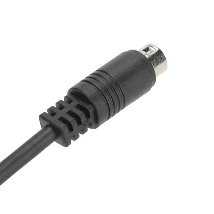 Mini Din 9PIN Adapter Cable, Professional Plug and Play 9 Pin Male To 9 Pin Male Sound Input Cable OFC Core for Speaker